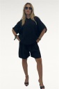 completo camicia e shorts tonfano